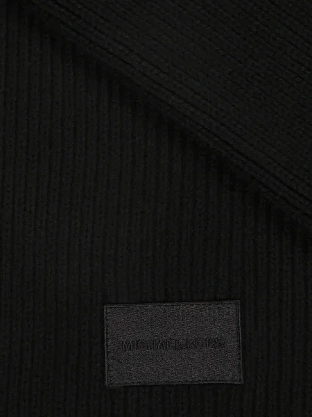 MICHAEL Michael Kors Šál s prímesou vlny čierna