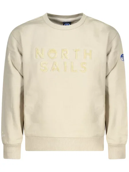 Gyerek cipzáras melegítő felső North Sails bézs