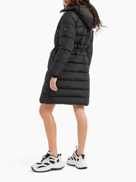 Пальто з утеплювачем Armani Exchange чорний
