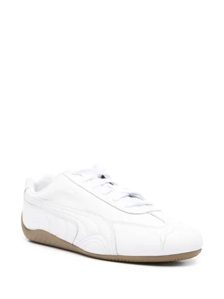 Sneakerși Puma din piele alb