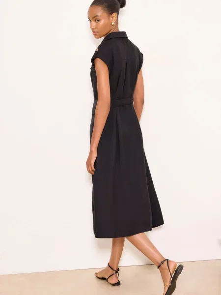 Lipsy Rochie tip bluză negru