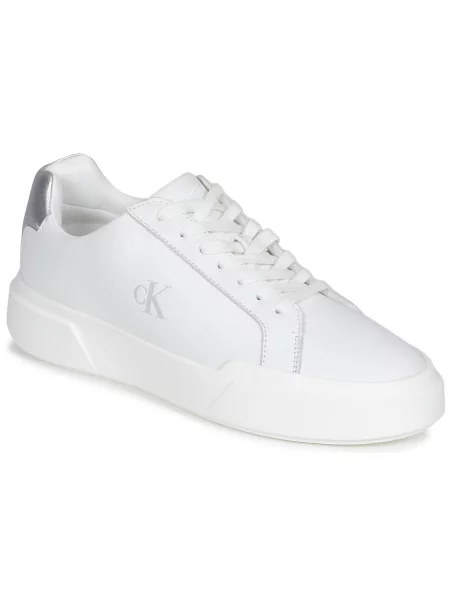 Calvin Klein Tenisice Chunky Cupsole Lace Up Lth Met bijela