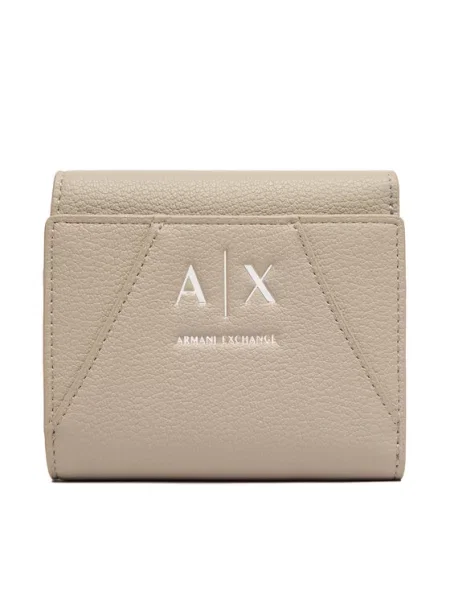 Peněženka Armani Exchange béžová