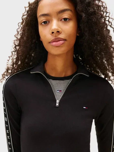 Джинсовое платье Tommy Jeans черное