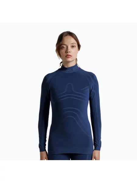 Мъжки термоактивен суитшърт X-Bionic Heatloop LS marine синьо