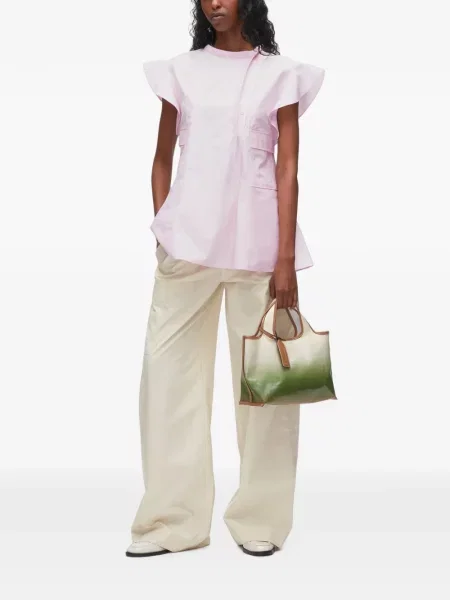 Bluză 3.1 Phillip Lim cu volane roz