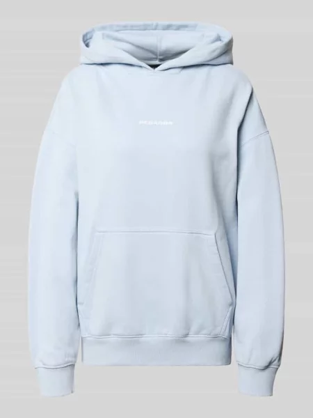 Bluza z kapturem o kroju oversized z wyhaftowanym logo model CLARITA' Pegador