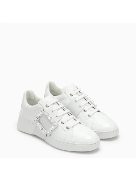 Sneakersy Roger Vivier skórzane białe