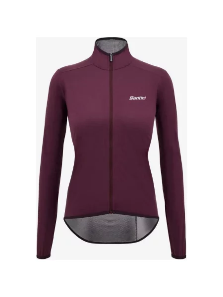 Cienka wodoodporna kurtka Santini Guard Nimbus liliowa Slim Fit XS