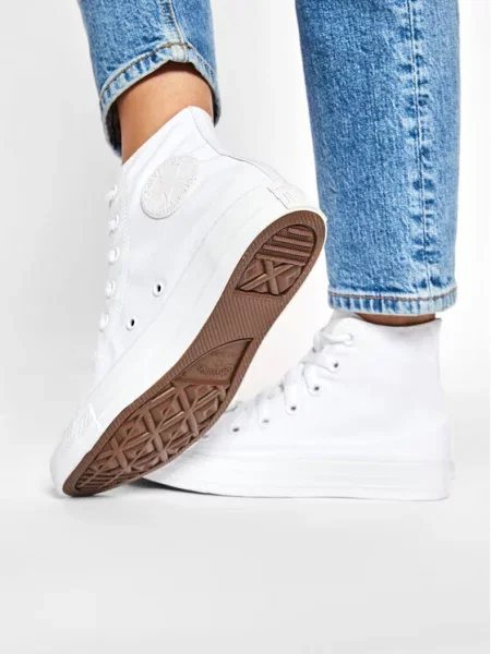 Plátěnky Converse bílé