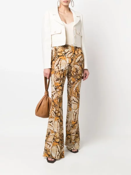 Decupat sacou Alberta Ferretti alb