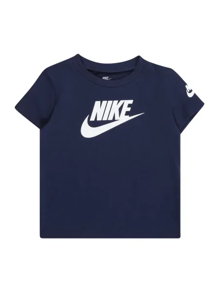 Nike Sportswear Majica FUTURA EVERGREEN mornarsko plava bijela