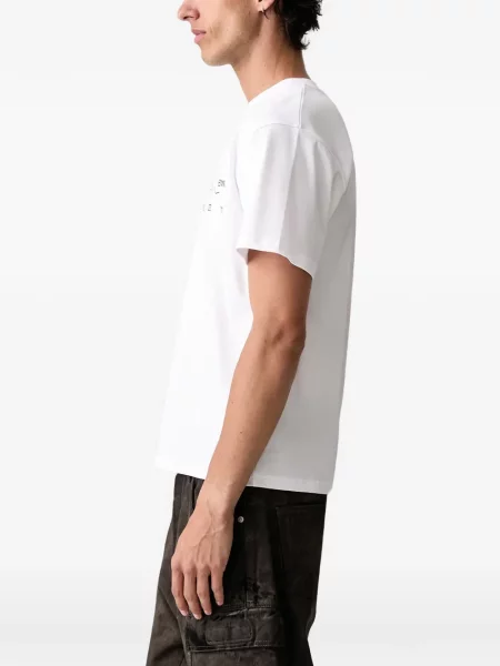 Scurt tricou Heliot Emil cu imagine alb