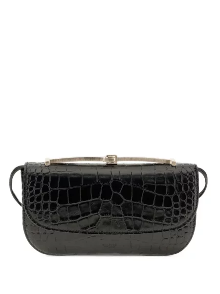 Geantă Tom Ford din piele cu imagine negru