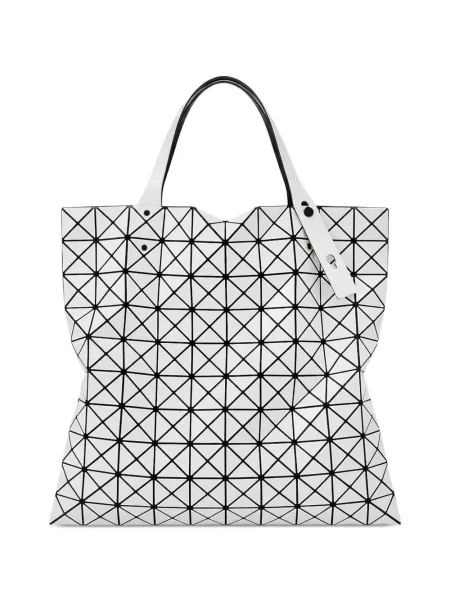 Geantă shopper Bao Bao Issey Miyake cu imprimeu geometric gri