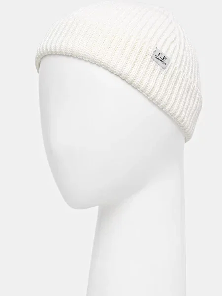 C.P. Company шапка beanie із мериносової вовни