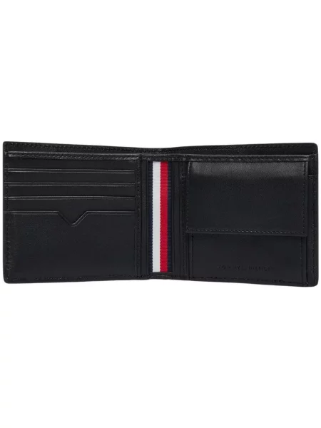 Portofel Tommy Hilfiger Th Element Cc And Coin negru