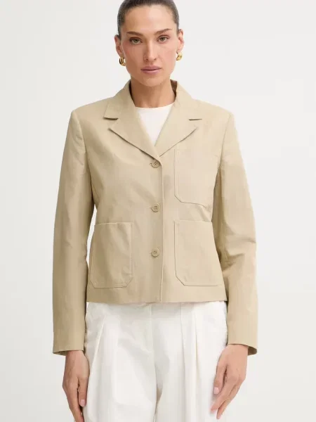 Weekend Max Mara jachetă scurtă pentru femei cu in GLASSA bej