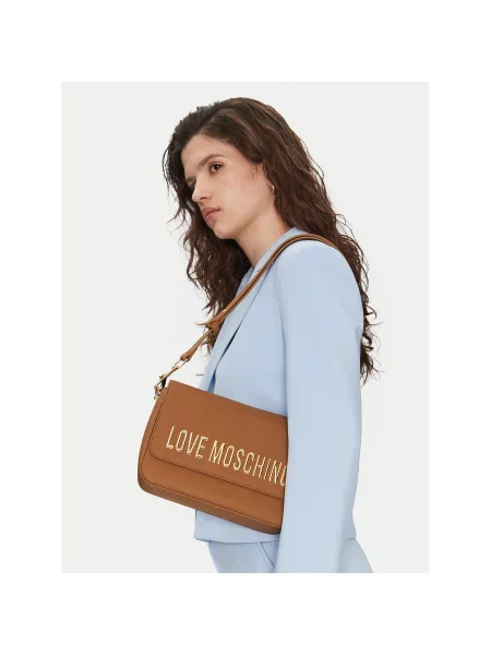 Ročna torba LOVE MOSCHINO rjava