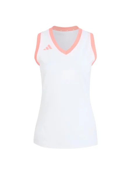 Sportovní top Adidas Performance bílý