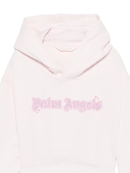 Bluza z kapturem dziecięca Palm Angels różowa