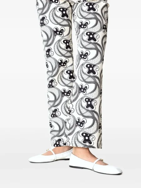 Balerini Dorothee Schumacher cu cataramă alb