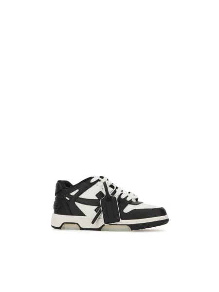 Sneakersy Off-white skórzane biznesowe białe