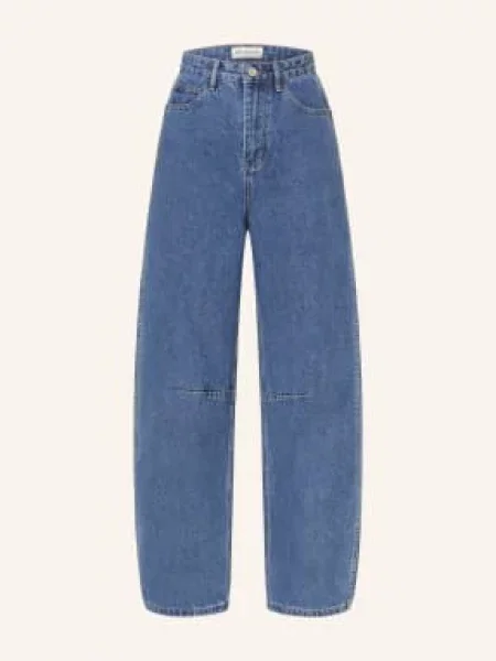 Lollys Laundry Dżinsy Barrel Avall blau niebieskie