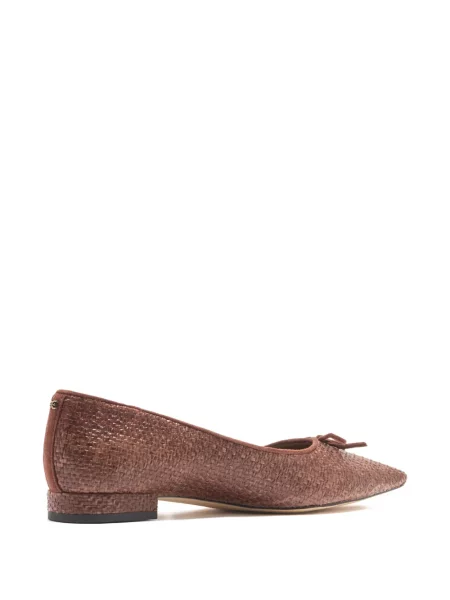 Pantofi cu toc Sam Edelman cu funde fără toc maro