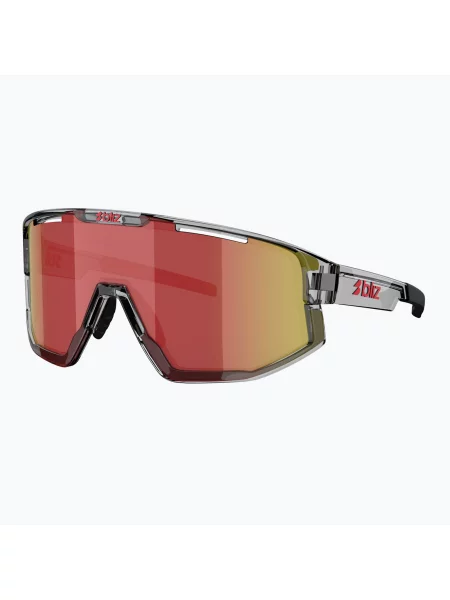 Слънчеви очила Bliz Vision transparent dark grey/brown red multi сиво