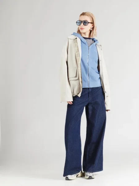 Pepe Jeans Hanorac albastru deschis alb