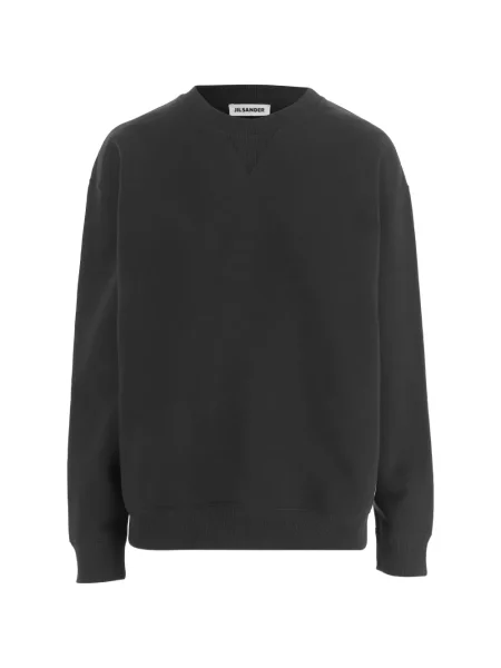 Hanorac Jil Sander cu imagine negru