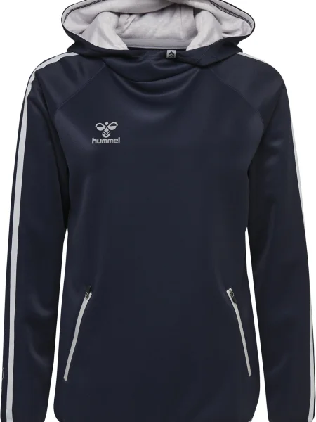 Hummel Sportovní mikina Cima noční modrá / světle šedá