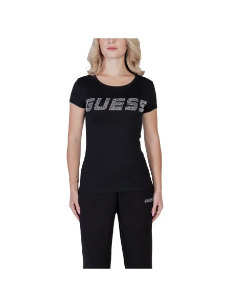 GUESS Tricou funcțional KIARA / argintiu negru