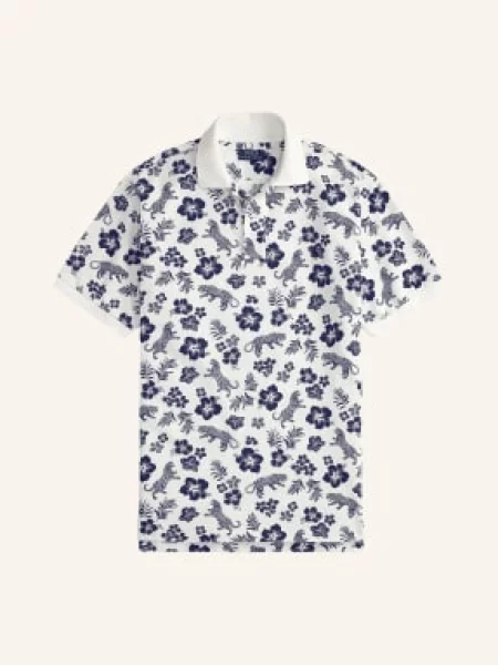 Polo Ralph Lauren Big & Tall Piqué Polokošile / tmavě modrá bílá