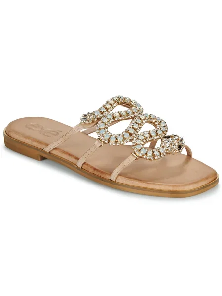 Kožené tenisky Exé Shoes béžová