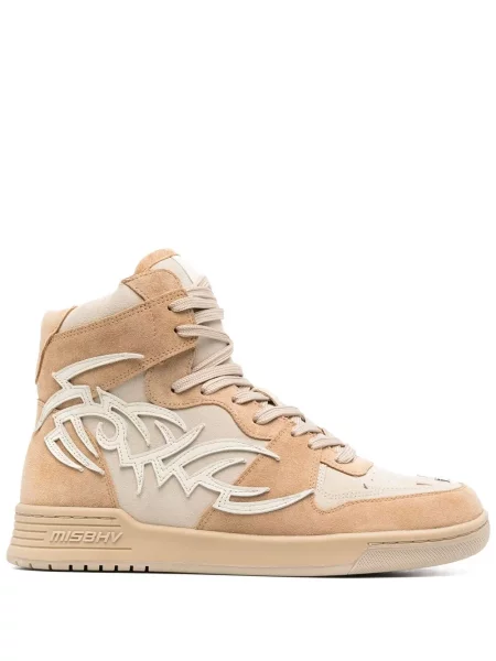 Sneakerși Misbhv din piele de căprioară