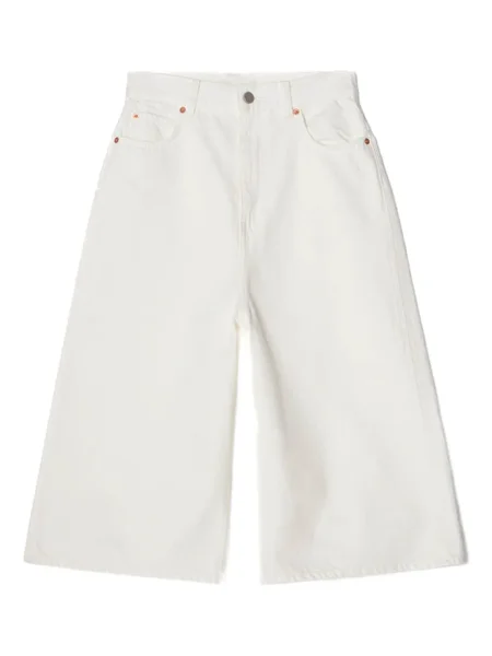 Szorty jeansowe Teurn Studios białe