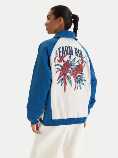 Adidas Bluză Farm Rio Premium Oversize albastru