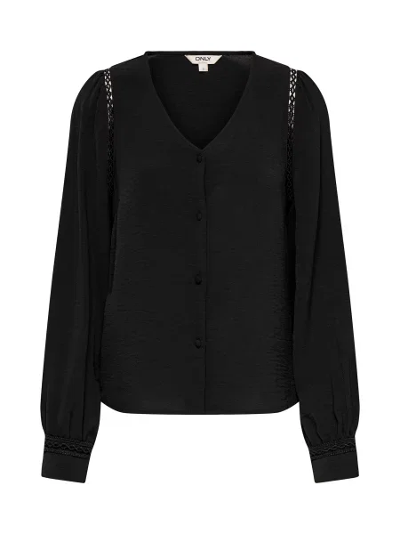 ONLY Bluză ONLLUVE METTE' negru