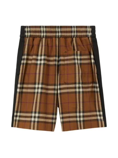 Szorty dziecięce Burberry brązowe