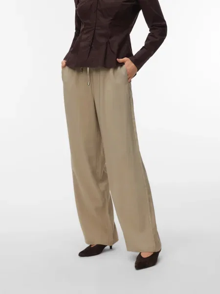 VERO MODA Pantaloni VMKATIE pământiu