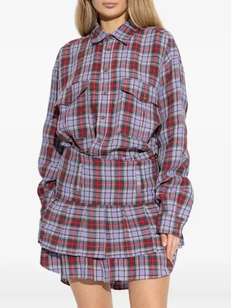 Pledinė kostiumas mini mini suknelė Vivienne Westwood violetinė