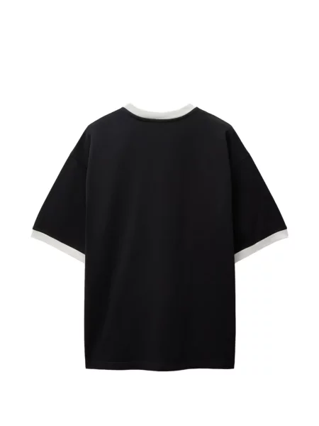 Tricou Versace cu imagine din jerseu negru