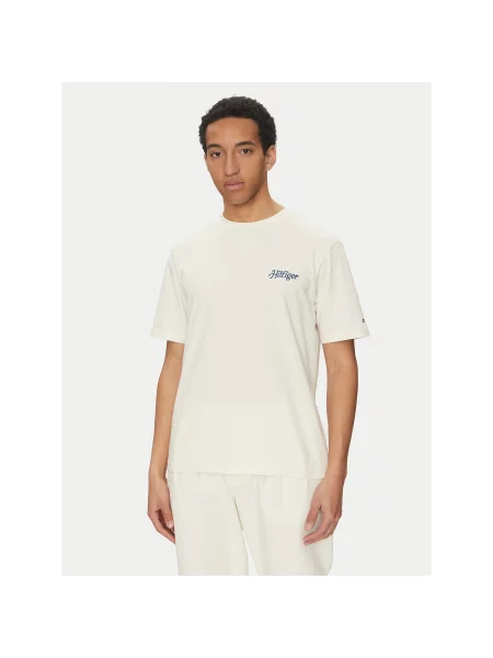 Tommy Hilfiger Majica Summer Photo Regular Fit bež