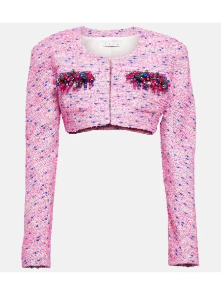 Kurtka Area o krotszym kroju różowa