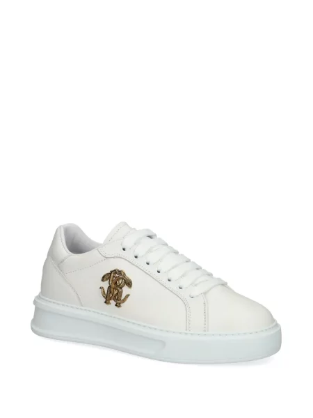 Sneakerși Roberto Cavalli alb