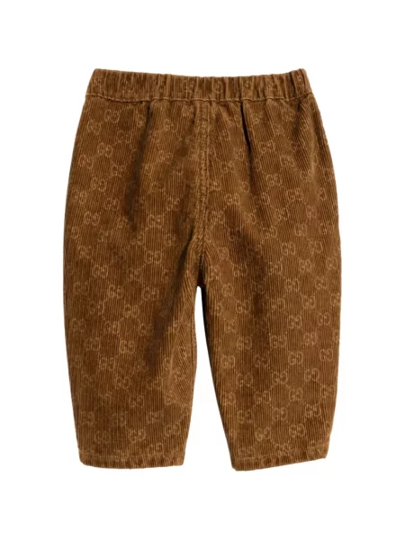 Spodnie dziecięce Gucci brązowe