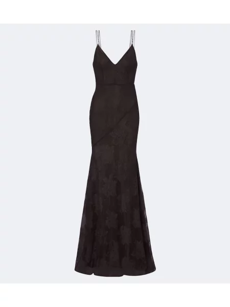 Rochie Alex Perry din dantelă maro