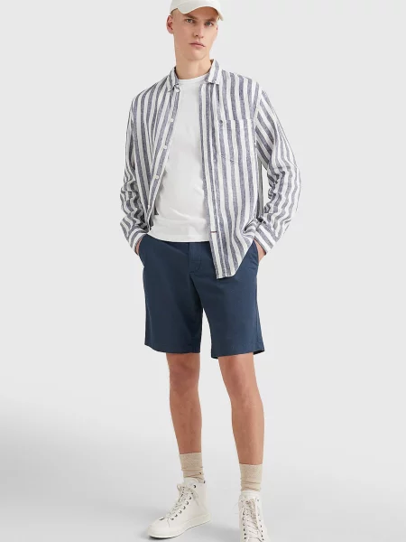 Шорти Tommy Hilfiger з принтом сині